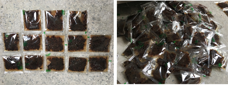 珍珠糖漿定量包裝機包裝袋型